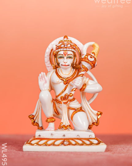 Polyresin Hanuman Idol - 6 inch - WL4956 Showpieces