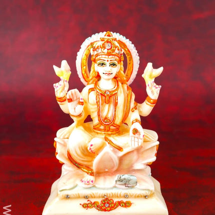 Marble Dust: Lakshmi Idol - 6 inch - WL4907 - Showpieces