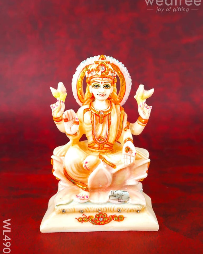 Marble Dust: Lakshmi Idol - 6 inch - WL4907 - Showpieces