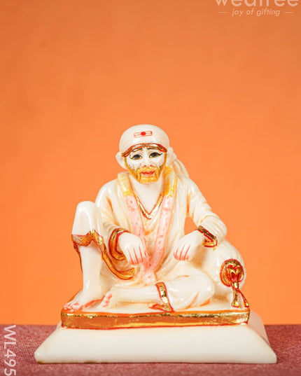 Polyresin Sai Baba Idol - 4 inch - WL4951 Showpieces