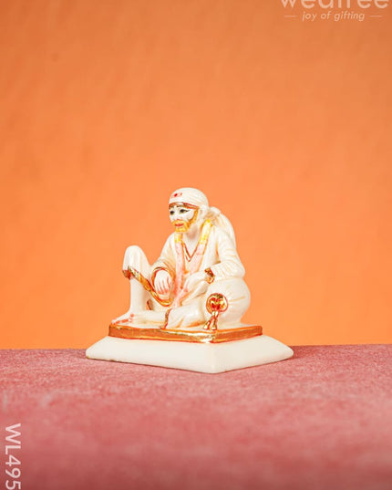 Polyresin Sai Baba Idol - 4 inch - WL4951 Showpieces
