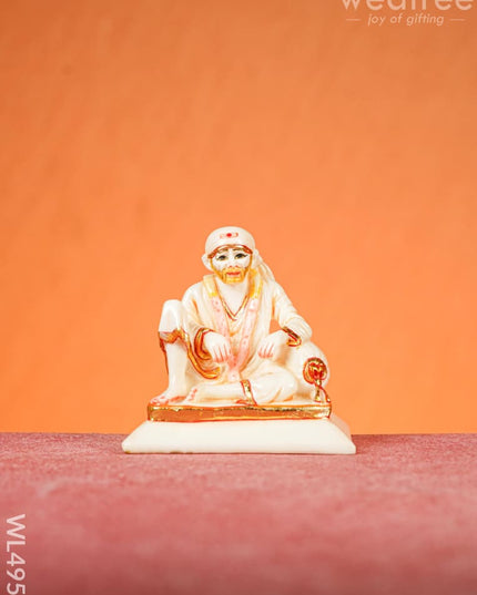 Polyresin Sai Baba Idol - 4 inch - WL4951 Showpieces