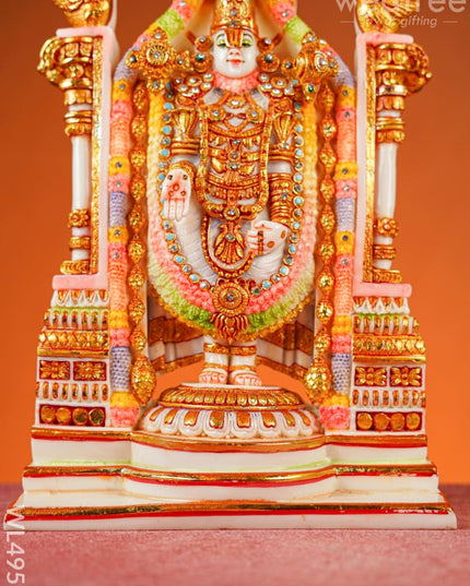 Polyresin Tirupati Balaji Idol - 14 inch - WL4953 Showpieces