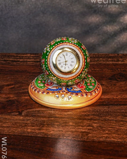 Marble Globe Clock - Wl0767 Premium Decor