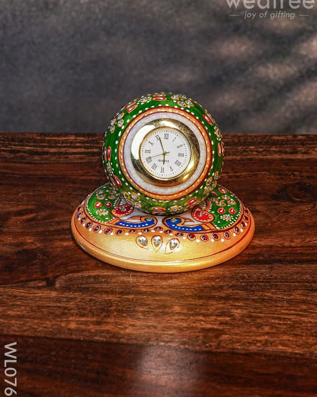 Marble Globe Clock - Wl0767 Premium Decor