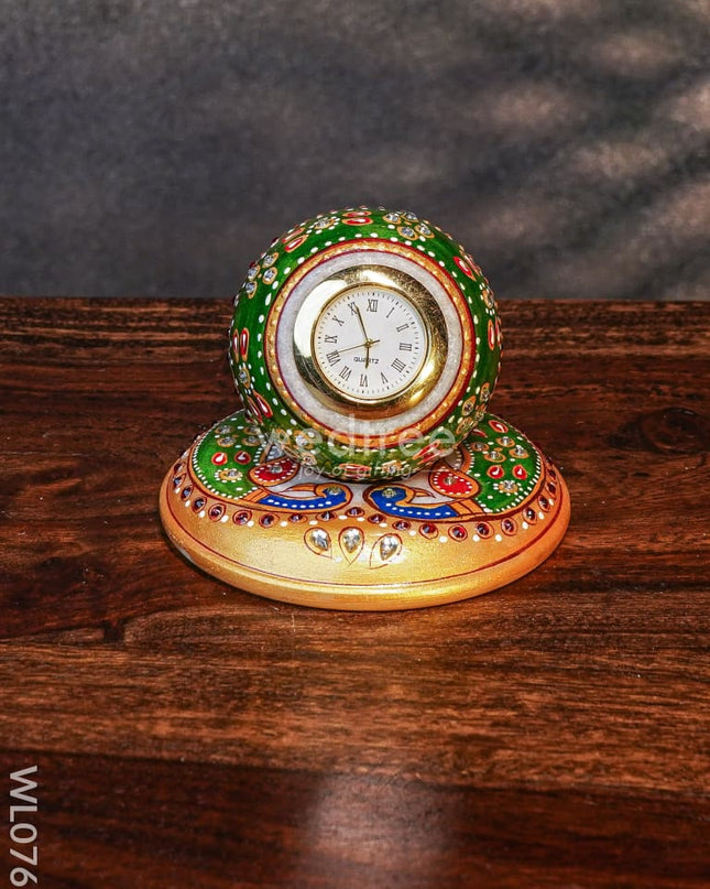 Marble Globe Clock - Wl0767 Premium Decor