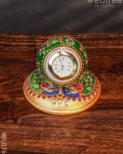 Marble Globe Clock - Wl0767 Premium Decor