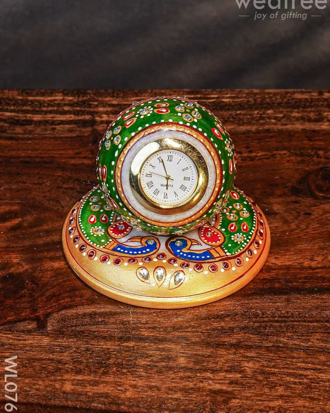 Marble Globe Clock - Wl0767 Premium Decor