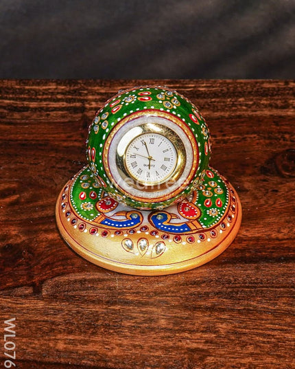 Marble Globe Clock - Wl0767 Premium Decor