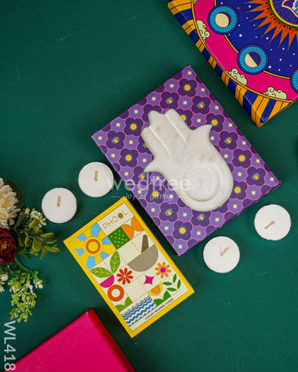 Marble Hamsa Gift Box - Wl4183