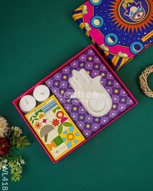 Marble Hamsa Gift Box - Wl4183