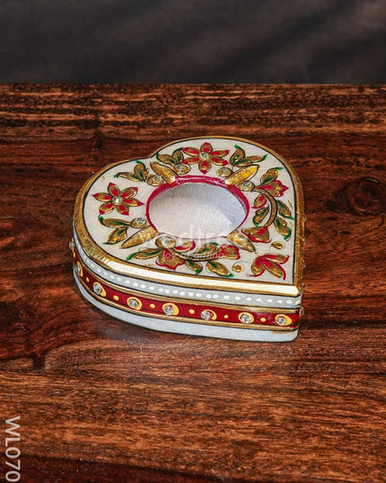 Marble Hand Painted Ashtray - Wl0702 Utilities