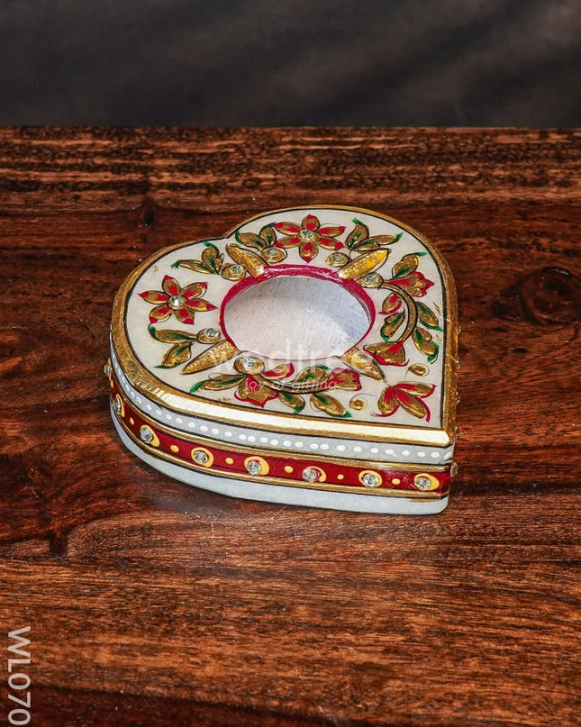 Marble Hand Painted Ashtray - Wl0702 Utilities