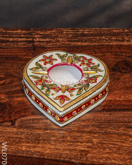 Marble Hand Painted Ashtray - Wl0702 Utilities