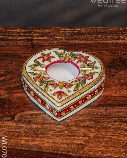 Marble Hand Painted Ashtray - Wl0702 Utilities