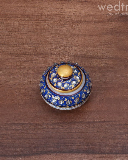 Marble Kumkum Holder - W3463 Kum Holders