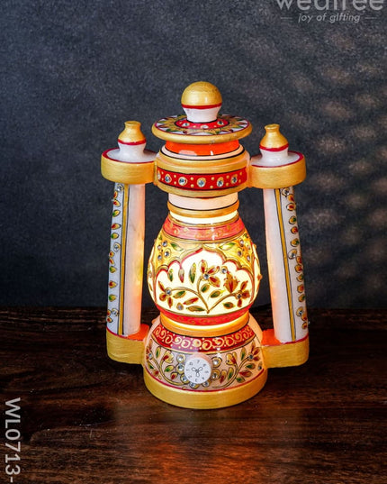 Marble Lantern 8 Inch - Wl0713 Decor