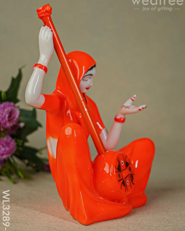 Marble Meera Idol - 8.5 Inch Wl3289-1 Showpieces