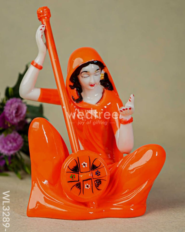 Marble Meera Idol - 8.5 Inch Wl3289-1 Showpieces