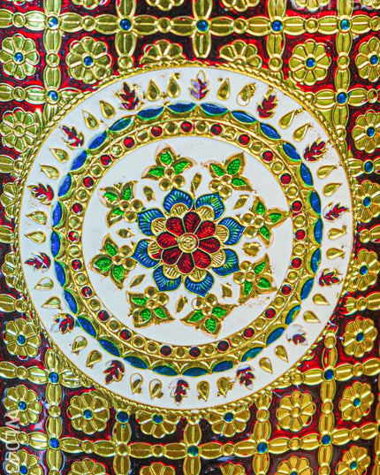 Meenakari Dabba 12 Inch - Wl0431 Containers