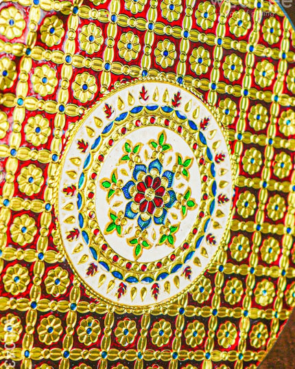 Meenakari Dabba 12 Inch - Wl0431 Containers