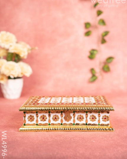 Meenakari Dry Fruit Box - WL4996 Dry Fruit Box