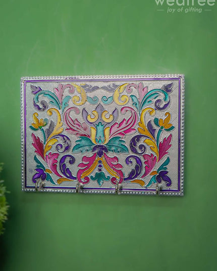 Meenakari Floral Key Hanger - Wbg1096 Hangers