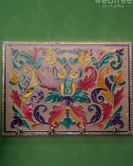 Meenakari Floral Key Hanger - Wbg1096 Hangers