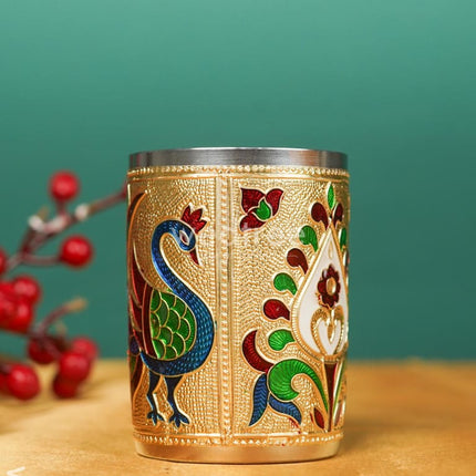 Meenakari Glass - W0693 Utensils RG