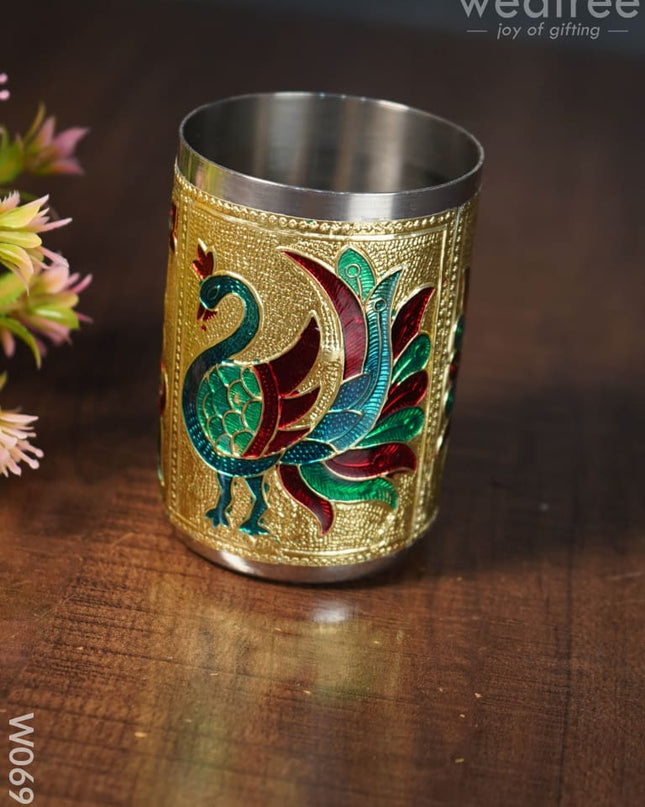 Meenakari Glass - W0693 - Utensils RG