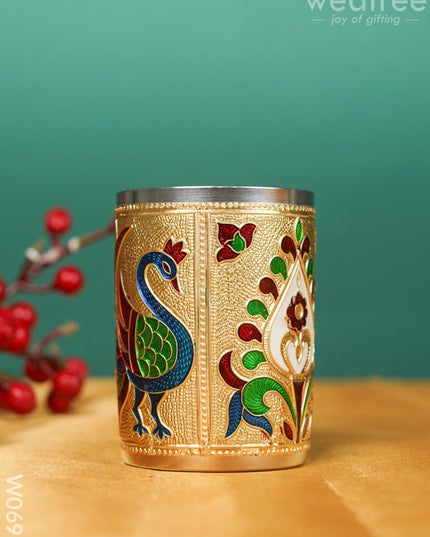 Meenakari Glass - W0693 - Utensils RG