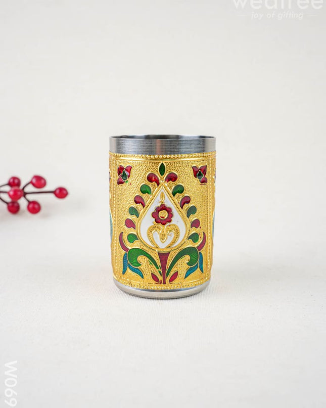 Meenakari Glass - W0693 - Utensils RG
