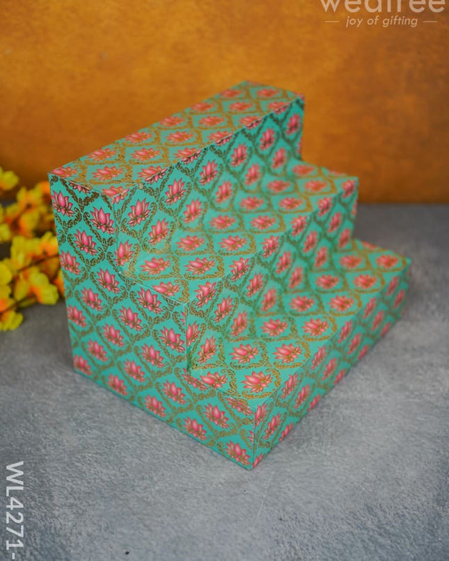 Digital Printed Meenakari 3-Step Golu Padi - Wl4271 / Diya