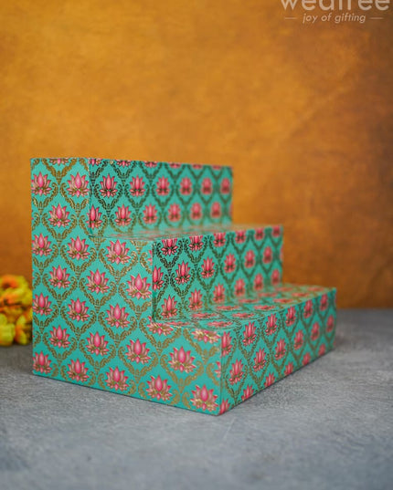 Digital Printed Meenakari 3-Step Golu Padi - Wl4271 / Diya