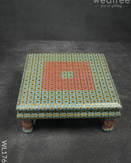 Meenakari Manai (15X15) Gold Finish - Wl1760 Others