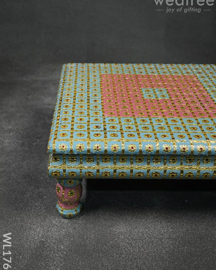 Meenakari Manai (15X15) Gold Finish - Wl1760 Others