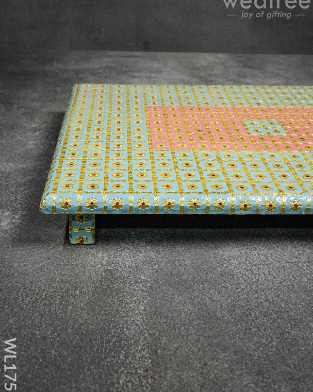 Meenakari Manai (15X21) Gold Finish - Wl1759 Others