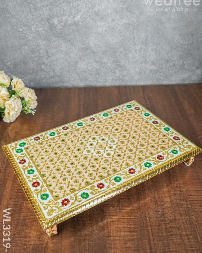 Meenakari Manai - 18 X 12 Inch Wl3319-2
