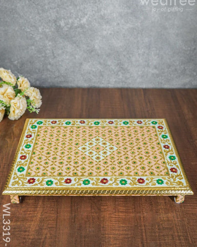 Meenakari Manai - 18 X 12 Inch Wl3319-2
