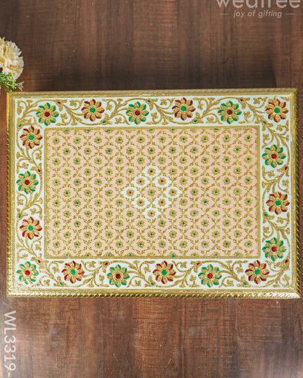 Meenakari Manai - 21 X 15 Inch Wl3319-3