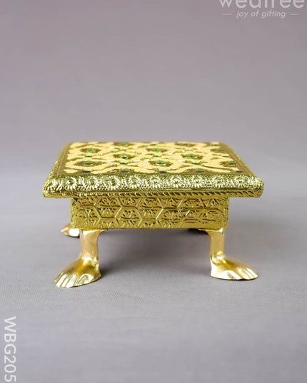 Meenakari Manai - 4 inch - WBG2058 - Manai RG