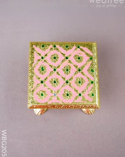 Meenakari Manai - 4 inch - WBG2058 - Manai RG