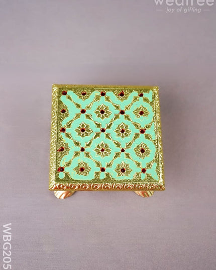 Meenakari Manai - 4 inch - WBG2058 - Manai RG