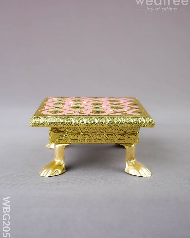 Meenakari Manai - 4 inch - WBG2058 - Manai RG