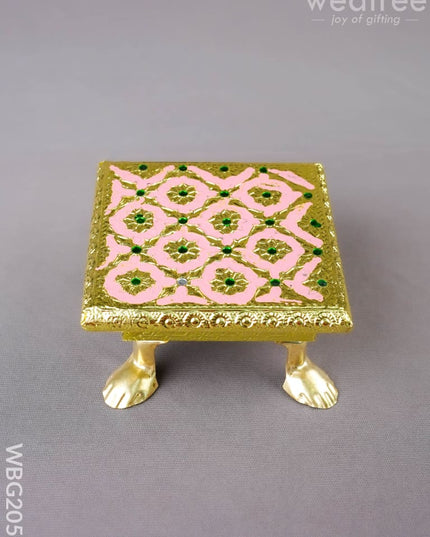 Meenakari Manai - 4 inch - WBG2058 - Manai RG