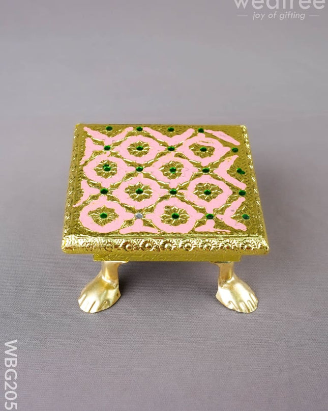 Meenakari Manai - 4 inch - WBG2058 - Manai RG