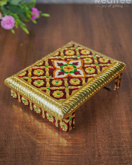 Meenakari Manai - 8X6 Wbg1062 Pooja Utilities