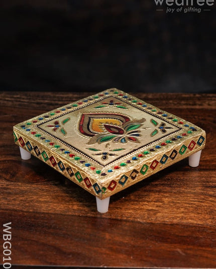 Meenakari Manai 5X5 - Wbg0104 Pooja Utilities