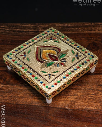 Meenakari Manai 5X5 - Wbg0104 Pooja Utilities
