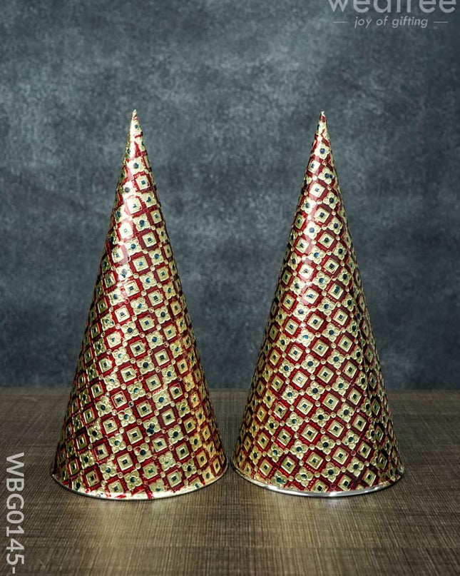 Meenakari Paruppu Thengai Koodu - Wbg0145 11 Inches Wedding Essentials